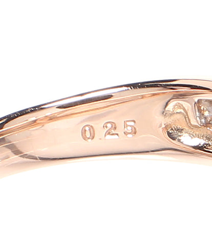 ポンテヴェキオ 美品 リング 指輪 K18 K18WG ダイヤ 0.25ct フラワーモチーフ      レディース SIZE 12号 (リング) PONTE VECCHIO