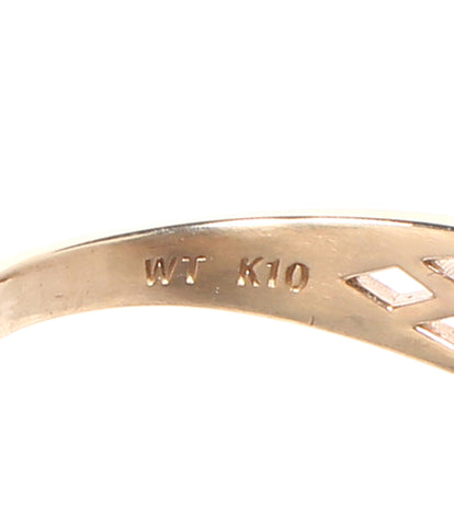 ヴァンドームアオヤマ 美品 リング 指輪 K10 ホワイトサファイア      レディース SIZE 11号 (リング) VENDOME AOYAMA