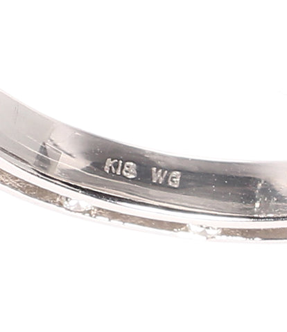 ネックレス K18WG ダイヤ 0.20ct      レディース  (ネックレス)