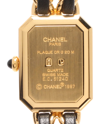 シャネル  腕時計 プルミエール  クオーツ ブラック E.C.51240 レディース   CHANEL