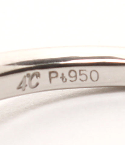 ヨンドシー 美品 リング 指輪 Pt950 ダイヤ1P      レディース SIZE 8号 (リング) 4℃