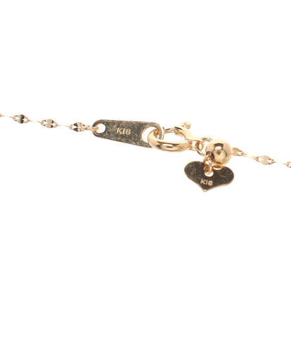 美品 ネックレス K24コイン K18 ダイヤ 月と子猫の金貨      レディース  (ネックレス) IEI