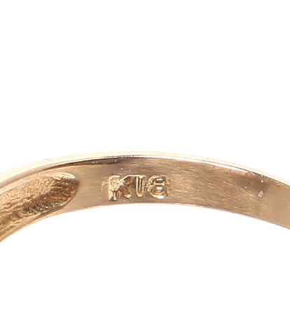 リング 指輪 K18 エメラルド ダイヤ      レディース SIZE 7号 (リング)