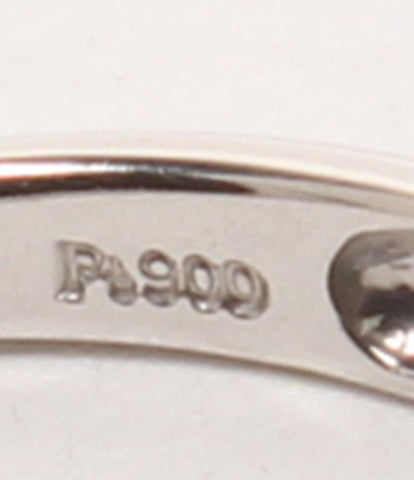 美品 リング 指輪 Pt900 ダイヤ0.143ct（G-VVS2-P-MB）      レディース SIZE 9号 (リング)