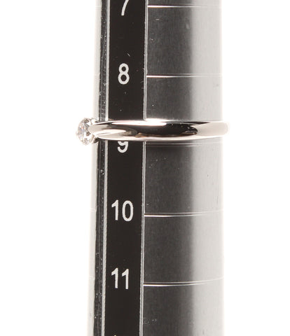 美品 リング 指輪 Pt900 ダイヤ0.143ct（G-VVS2-P-MB）      レディース SIZE 9号 (リング)