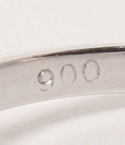 美品 リング 指輪 Pt900 サファイア0.71ct ダイヤ0.28ct      レディース SIZE 11号 (リング)