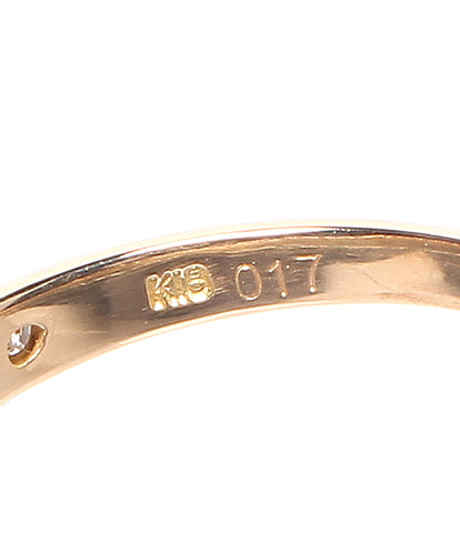 美品 リング 指輪 K18 ダイヤ 0.17ct      レディース SIZE 15号 (リング)