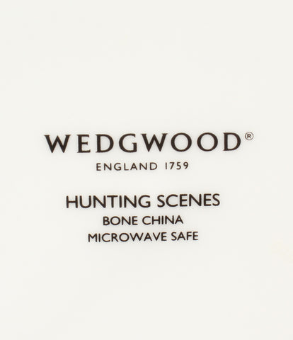 ウェッジウッド 美品 プレート 皿 17cm  ハンティングシーン HUNTING SCENES       WEDGWOOD