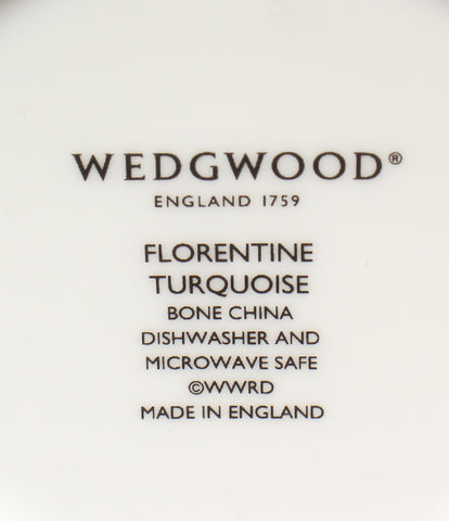 ウェッジウッド 美品 ボウル 皿 11cm  フロレンティーン ターコイズ FLORENTINE TURQUOISE       WEDGWOOD