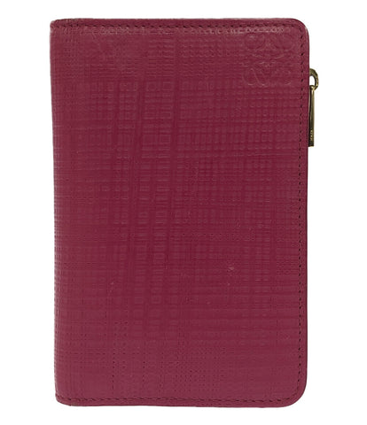 レディースロエベ　新品　二つ折り財布　LOEWE  ピンク　コイン カードケース