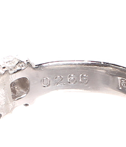 美品 リング 指輪 Pt900 ダイヤ 0.266ct 0.154ct      レディース SIZE 10号 (リング)