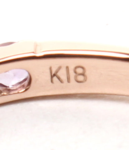 美品 リング 指輪 K18 ピンクサファイア      レディース SIZE 7号 (リング)