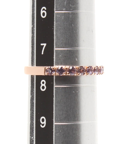 美品 リング 指輪 K18 ピンクサファイア レディース SIZE 7号 (リング