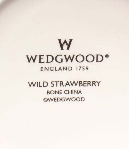 ウェッジウッド 美品 マグカップ 2点セット ペア ピンク グリーン  ワイルドストロベリー Wild Strawberry パステルマグ       WEDGWOOD