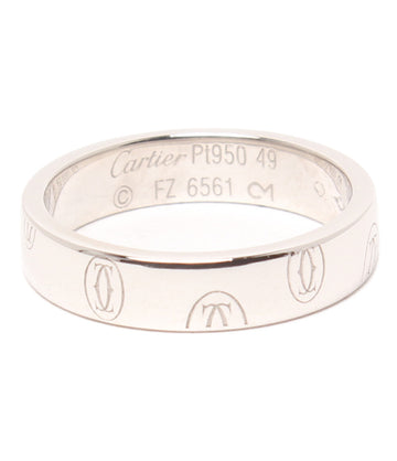 カルティエ 美品 リング 指輪  Pt950 ハッピーバースデー      レディース SIZE 8号 (リング) Cartier