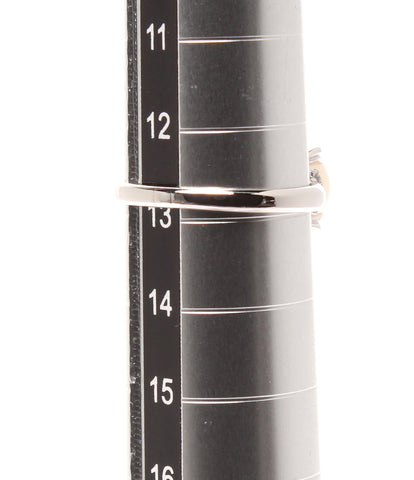 美品 リング 指輪 Pt900 パール8mm ダイヤ0.07ct      レディース SIZE 12号 (リング)