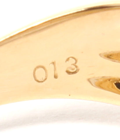 美品 リング 指輪 K18 ダイヤ0.13ct      レディース SIZE 10号 (リング)