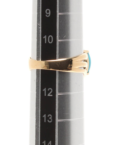 美品 リング 指輪 K18 ターコイズ      レディース SIZE 10号 (リング)