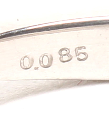 美品 リング 指輪 Pt900 サファイア0.626ct（セイロン産） ダイヤ0.085ct      レディース SIZE 5号 (リング)