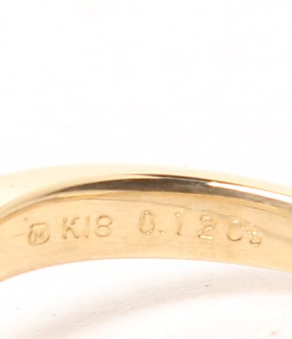 ミキモト 美品 リング 指輪 K18 ルビー0.12ct ダイヤ0.03ct　      レディース SIZE 5号 (リング) MIKIMOTO