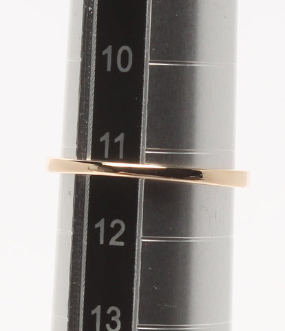 アガット 美品 リング 指輪 K10 ホワイトオパール レディース SIZE 11