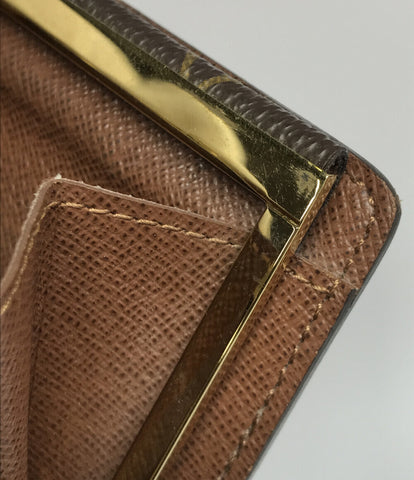 ルイヴィトン  二つ折り財布 ミディアムウォレット がま口 ポルトフォイユ ヴィエノワ モノグラム   M61674 レディース  (2つ折り財布) Louis Vuitton
