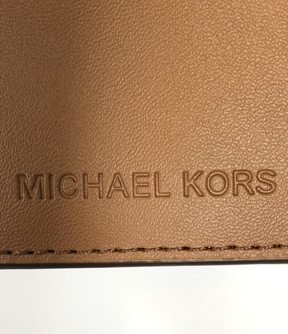 マイケルコース 美品 二つ折り財布 ミディアムウォレット MK柄  ロゴショップ   35F8GTVF2B レディース  (2つ折り財布) MICHAEL KORS