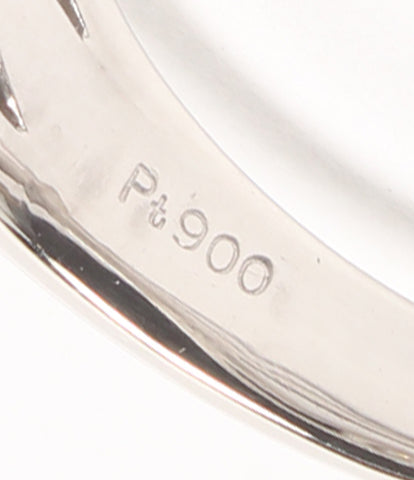 美品 リング 指輪 Pt900 エメラルド0.12ct ダイヤ0.11ct      レディース SIZE 6号 (リング)