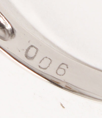 美品 リング 指輪 Pt900 パール7.7mm ダイヤ0.06ct      レディース SIZE 6号 (リング)
