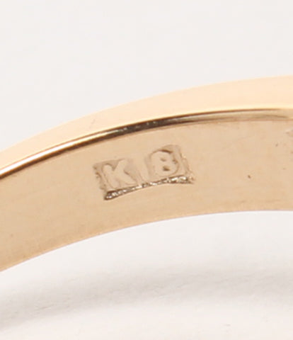 美品 リング 指輪 K18 パール5.5mm ダイヤ レディース SIZE 8号 ...