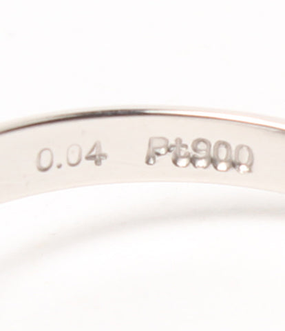 美品 リング 指輪 Pt900 パール8.7mm ダイヤ0.04ct      レディース SIZE 11号 (リング)