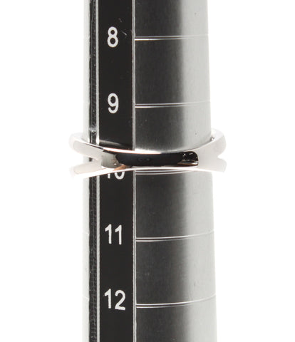 ヨンドシー 美品 リング 指輪 K18WG ダイヤ アクアマリン      レディース SIZE 9号 (リング) 4℃
