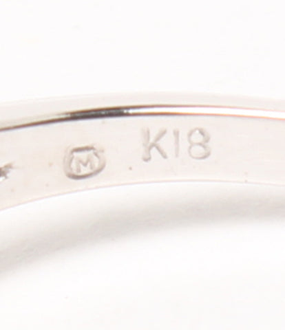 ミキモト 美品 リング 指輪 K18 パール7.7mm ダイヤ2P      レディース SIZE 9号 (リング) MIKIMOTO