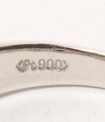 美品 リング 指輪 Pt900 ツァボライト0.60ct ダイヤ0.14ct      レディース SIZE 10号 (リング)