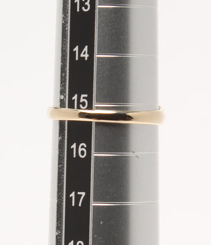 美品  リング 指輪 K14 サファイア0.56ct ダイヤ レディース 15号26g備考