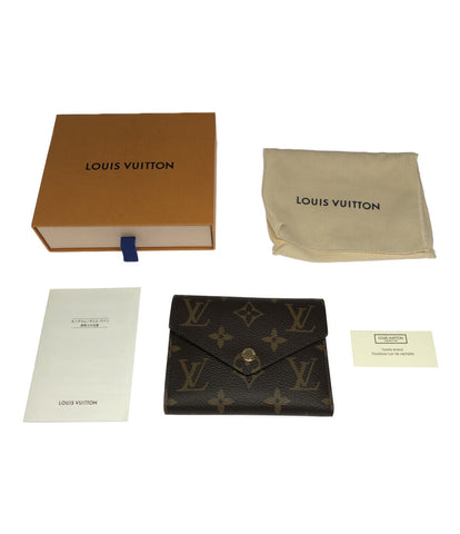 ルイヴィトン 美品 二つ折り財布 ポルトフォイユ ヴィクトリーヌ モノグラム   M62472 レディース  (3つ折り財布) Louis Vuitton