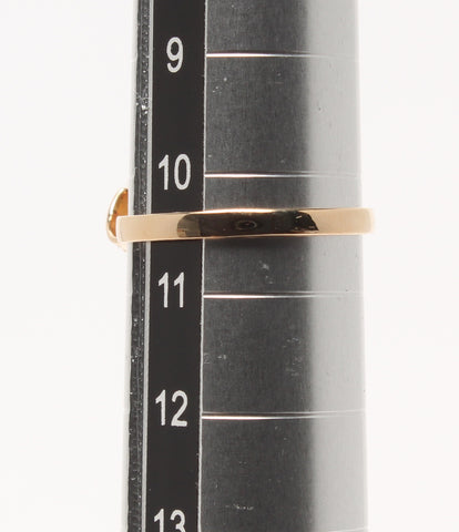 美品 リング 指輪 K18 パール4.0-5.0mm ルビー      レディース SIZE 10号 (リング)