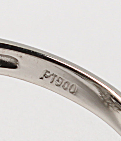 美品 リング 指輪 Pt900 ブラックオパール1.60ct ダイヤ0.65ct      レディース SIZE 10号 (リング)