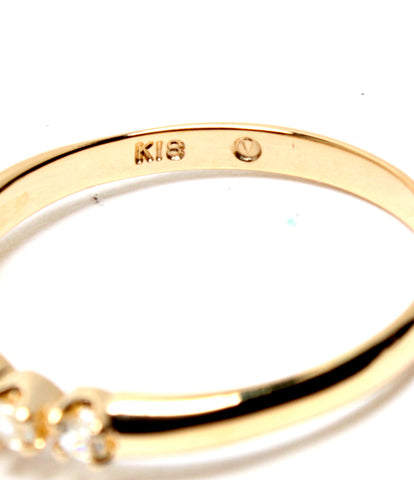 ヴァンドーム 美品 リング 指輪 K18 ホワイトサファイア レディース