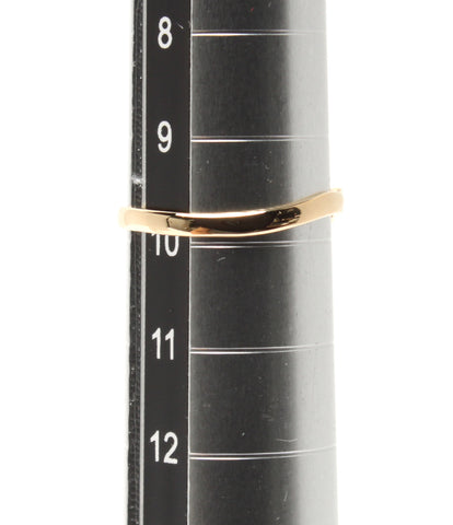 美品 リング 指輪 K18 アクアマリン ハートモチーフ      レディース SIZE 9号 (リング)