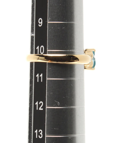 美品 リング 指輪 K18 リボンモチーフ ブルートパーズ1.65ct      レディース SIZE 10号 (リング)