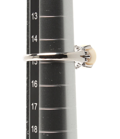 美品 リング 指輪 Pt900 パール8.8mm ダイヤ      レディース SIZE 14号 (リング)