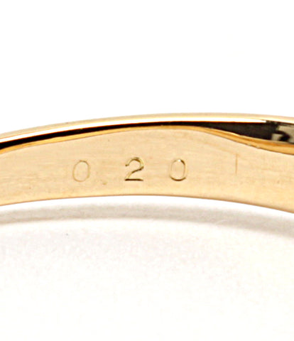 美品 リング 指輪 K18 ダイヤ0.20ct      レディース SIZE 14号 (リング)