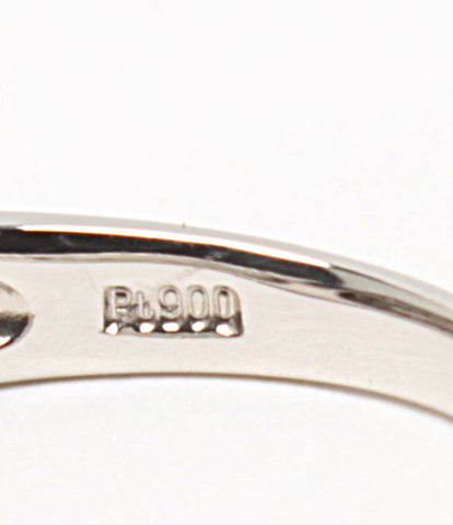美品 リング 指輪 Pt900 ブラックオパール0.55ct ダイヤ0.16ct ...