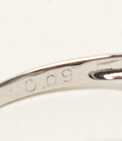 美品 リング 指輪 K18WG ダイヤ0.09ct      レディース SIZE 8号 (リング)