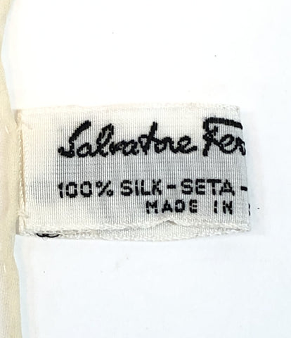 サルバトーレフェラガモ  シフォンスカーフ シルク100％ 花柄      レディース  (複数サイズ) Salvatore Ferragamo
