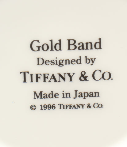ティファニー 美品 デミタスカップ＆ソーサー 2客セット ペア  ゴールドバンド Gold Band       Tiffany＆Co.