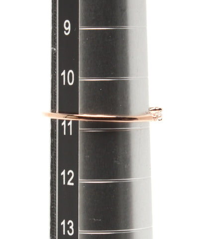 美品 リング 指輪 K10 ダイヤ      レディース SIZE 10号 (リング) EAU DOUCE 4℃