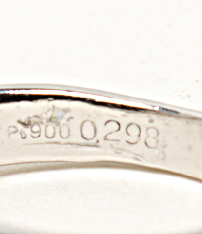 リング 指輪 Pt900 ダイヤ0.298ct 0.22ct      レディース SIZE 10号 (リング)