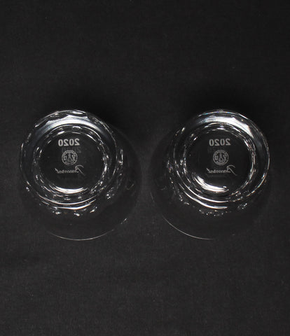バカラ 美品 イヤータンブラー グラス 2点セット ペア  2020 ブラーヴァ       Baccarat